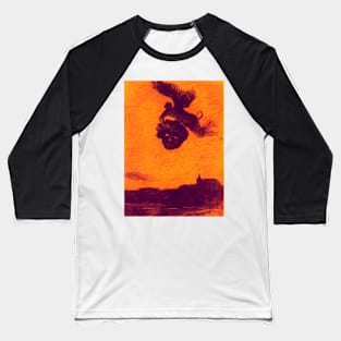 "Devil Take Head Air" by Odilon Redon (1876) TECHNICOLOUR REMASTERED Baseball T-Shirt